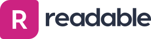 Readable logo (blue)