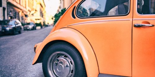 old school VW Beatle