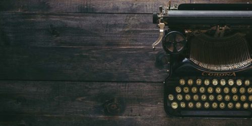 Old school trypewriter